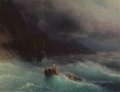 Ivan Aivazovsky le naufrage sur la mer Noire Paysage marin